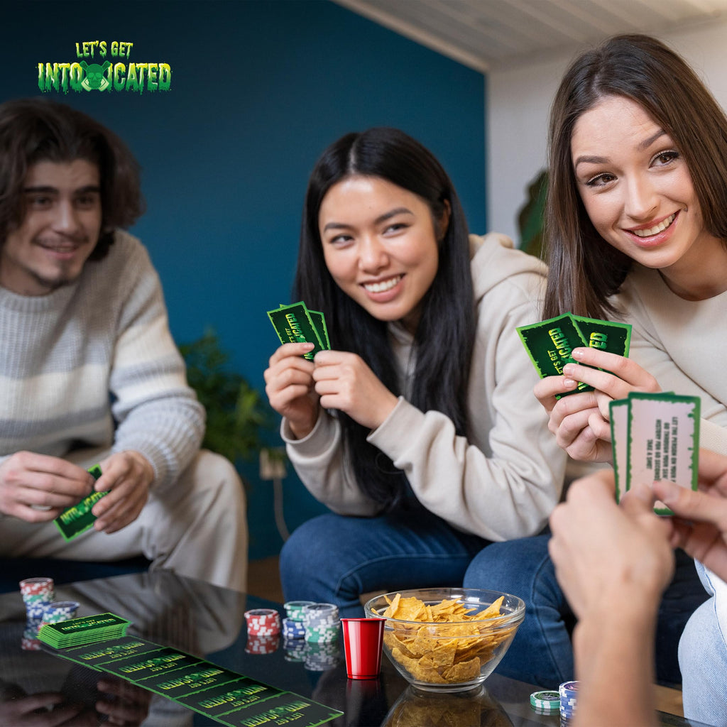 Let's Get Intoxicated – 150 Card Adult Drinking Game for Parties, Bachelorette, 21st Birthdays, Game Nights