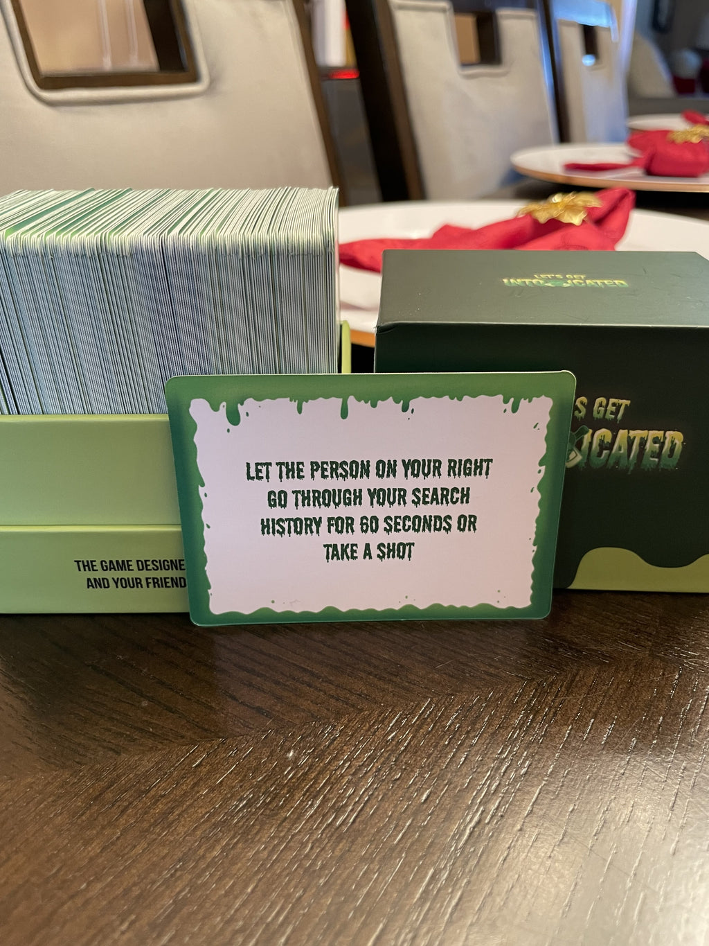 Let's Get Intoxicated – 150 Card Adult Drinking Game for Parties, Bachelorette, 21st Birthdays, Game Nights